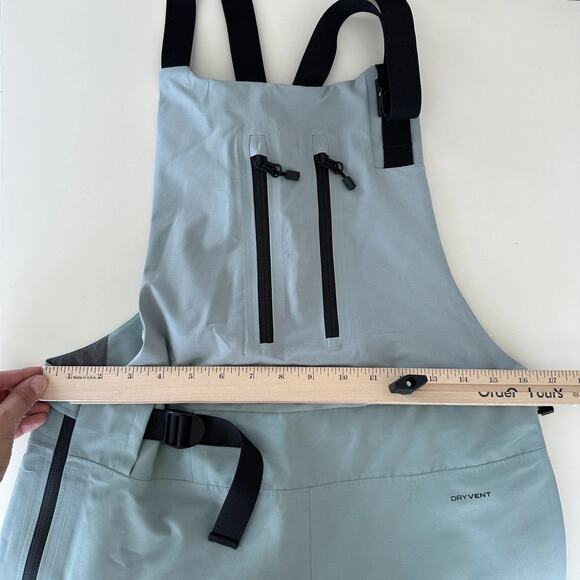 The North Face Ceptor Bibs Pant Womens Medium Blue Silver Ski Snowboard Dryvent - Picture 13 of 15